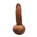 Gerçekçi Testisli Melez Dildo 16 cm