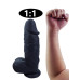 Noctis 26cm Siyah Realistik Dildo No:170